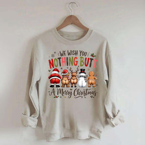 Retro We Wish You Nothing Butt A Merry Christmes Sweatshirt