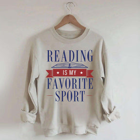 Reading Is My Favorite Sport Librarian Lover Sweatshirt