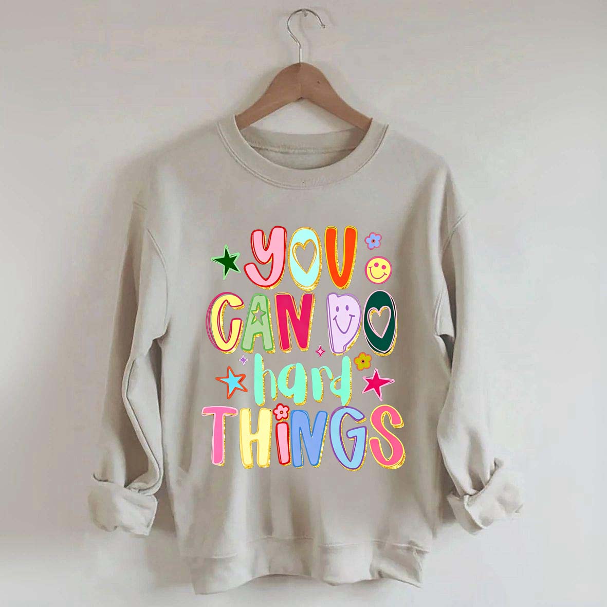 You Can Do Hard Things Sped Mental Health Sweatshirt