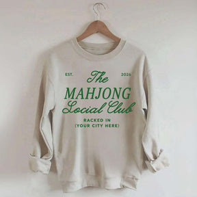 Personalized Mahjong Social Club Sweatshirt