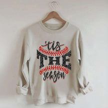 Tis The Season Baseball Sports Game Day Sweatshirt