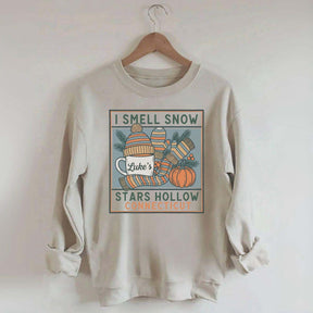 I Smell Snow Cozy Winter Season Sweatshirt