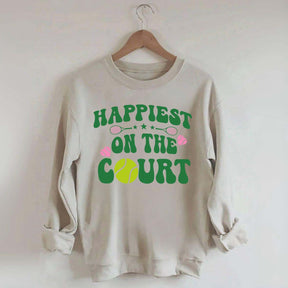 Happiest on The Court Sweatshirt