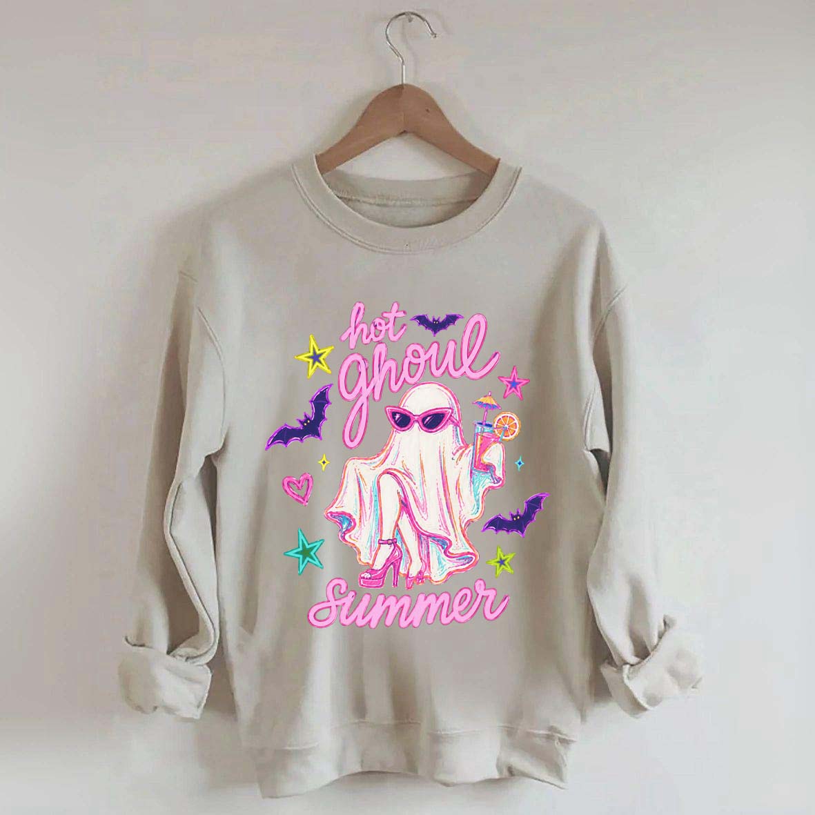 Hot Ghoul Summer Spooky Sweatshirt