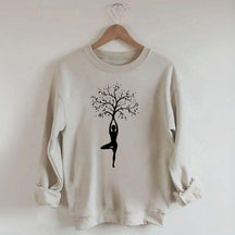 Yoga Tree Pose Sweatshirt