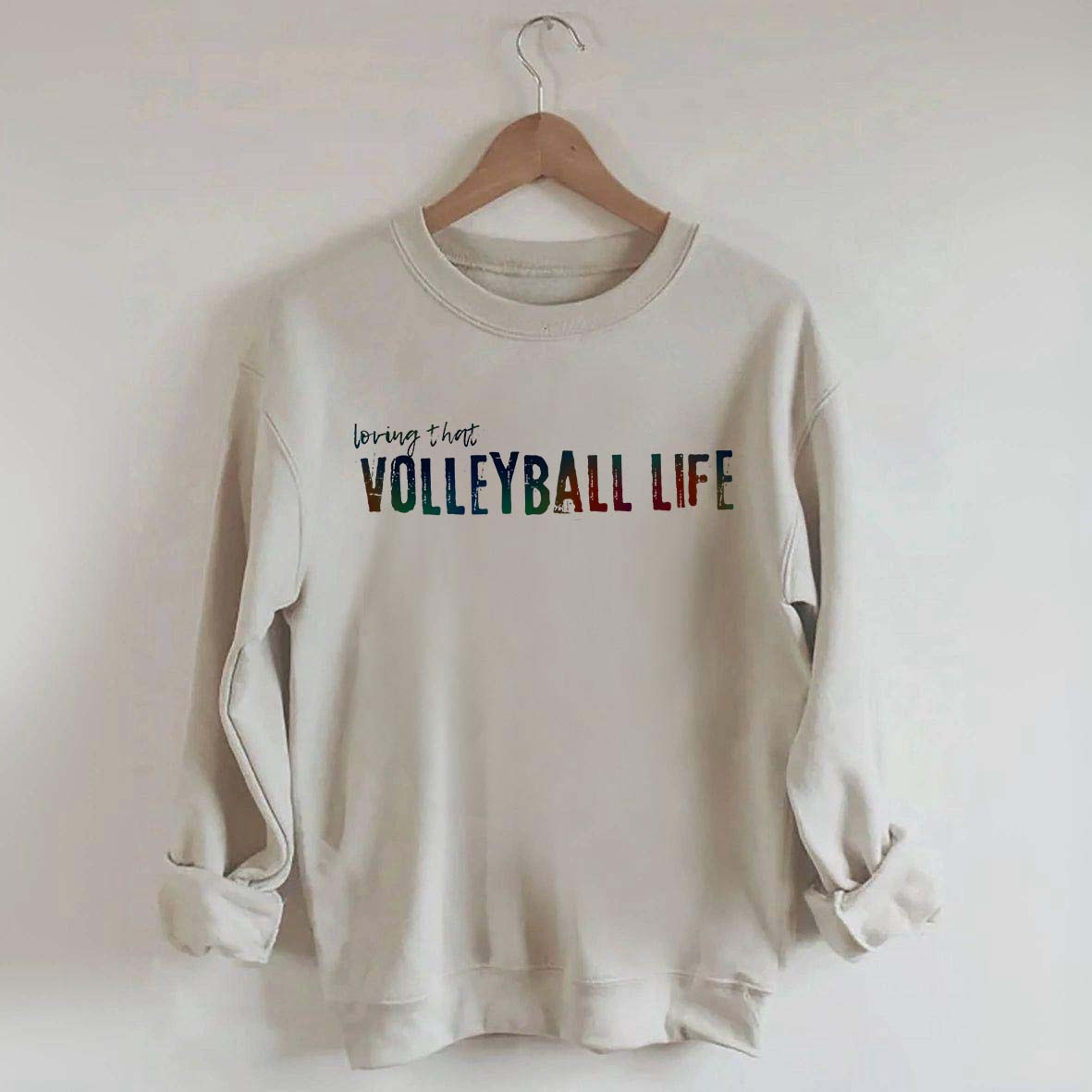Cool Volleyball Player Sweatshirt