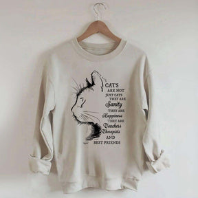Inspirational Cat Quote Lover Sweatshirt