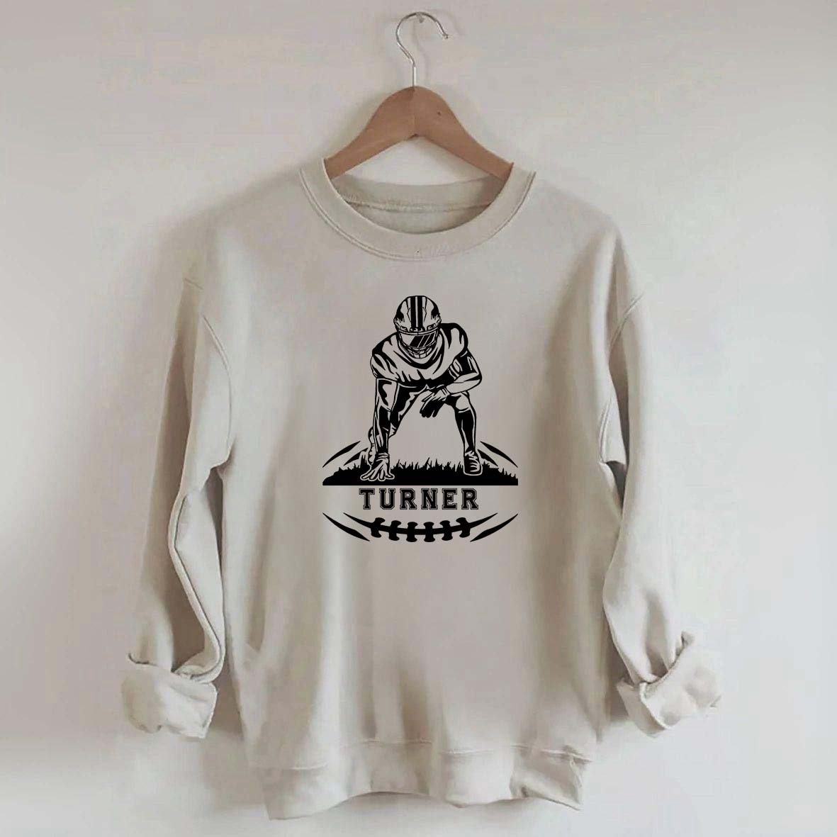 Custom Football Player Game Day Sweatshirt
