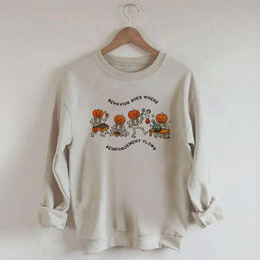 Behavior Reinforcement Skull Sweatshirt