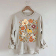 Autumn Floral Vintage Botanical Sweatshirt