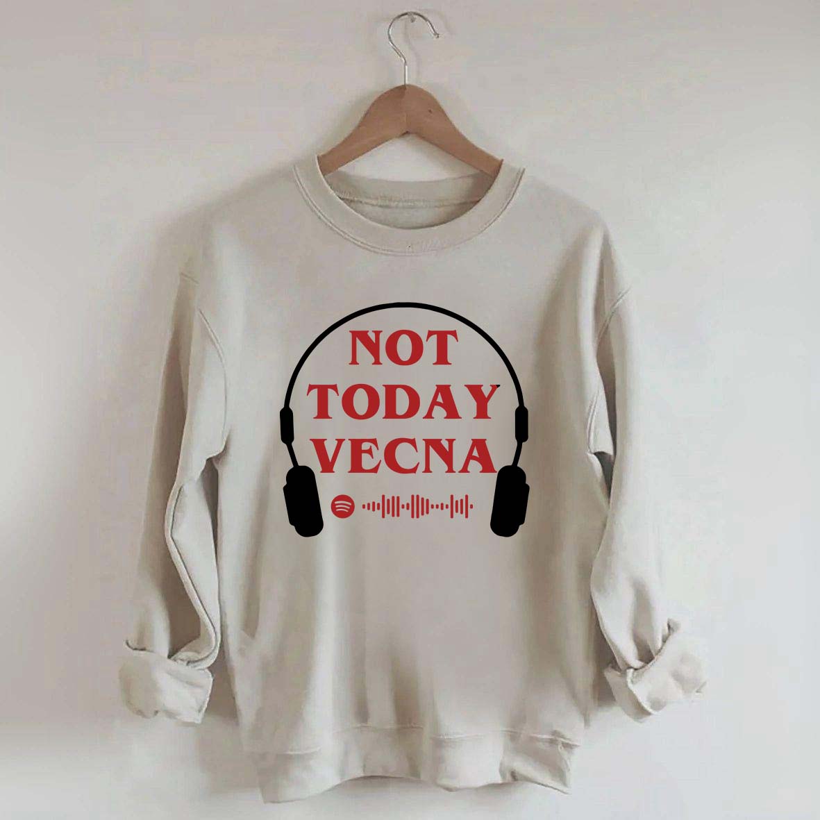 Not Today Vecna Stranger Sweatshirt