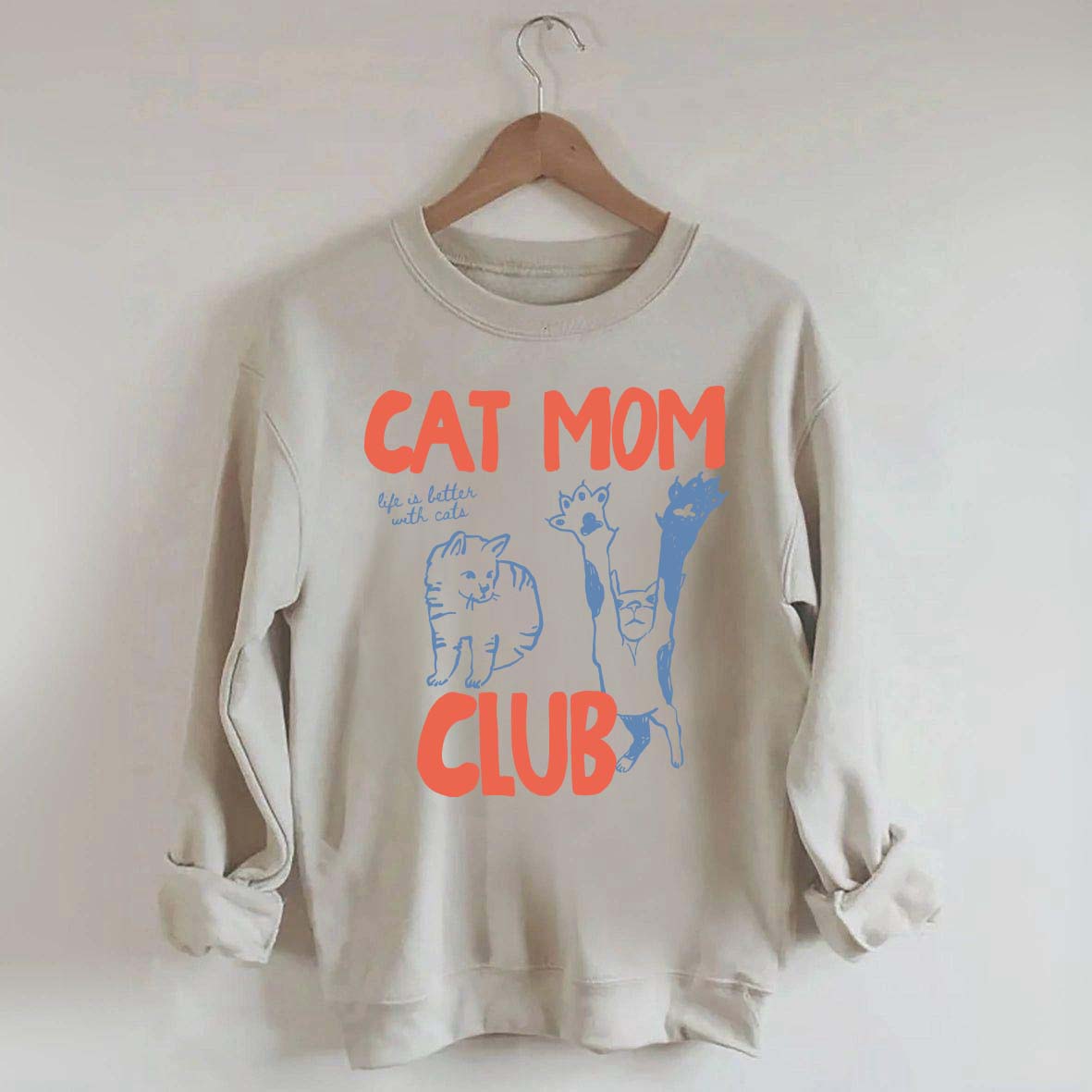 Funny Cat Mama Sweatshirt