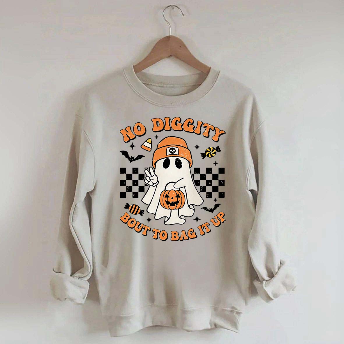 Funny No Diggity Bout To Bag It Up Sweatshirt