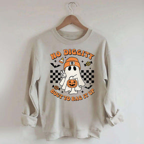 Funny No Diggity Bout To Bag It Up Sweatshirt