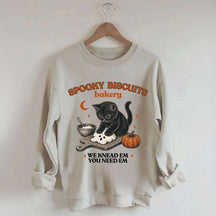 Kitty Biscuits Vintage Baking Pumpkin Sweatshirt