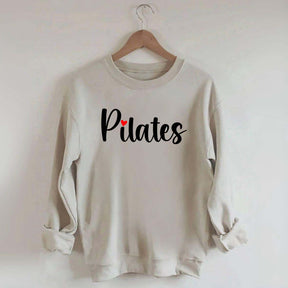 Pilates Red Heart Sweatshirt