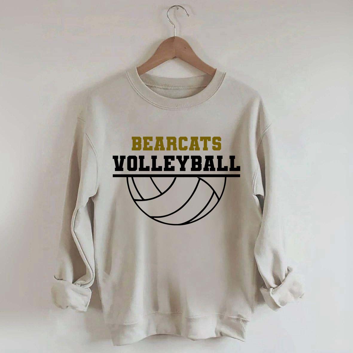 Custom Your Text Volleyball Sweatshirt