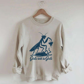 Girls Will Be Girls Graphic Sweatshirt
