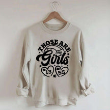 Personalized Volleyball Those Are My Girls Sweatshirt