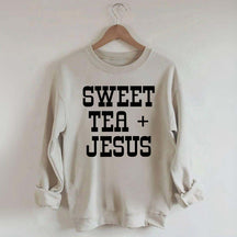 Sweet Tea + Jesus Minimalist Swatshirt