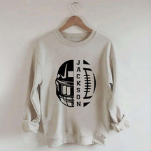 Personalized Football Season Mom Sweatshirt