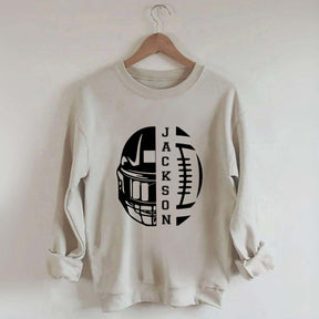 Personalized Football Season Mom Sweatshirt