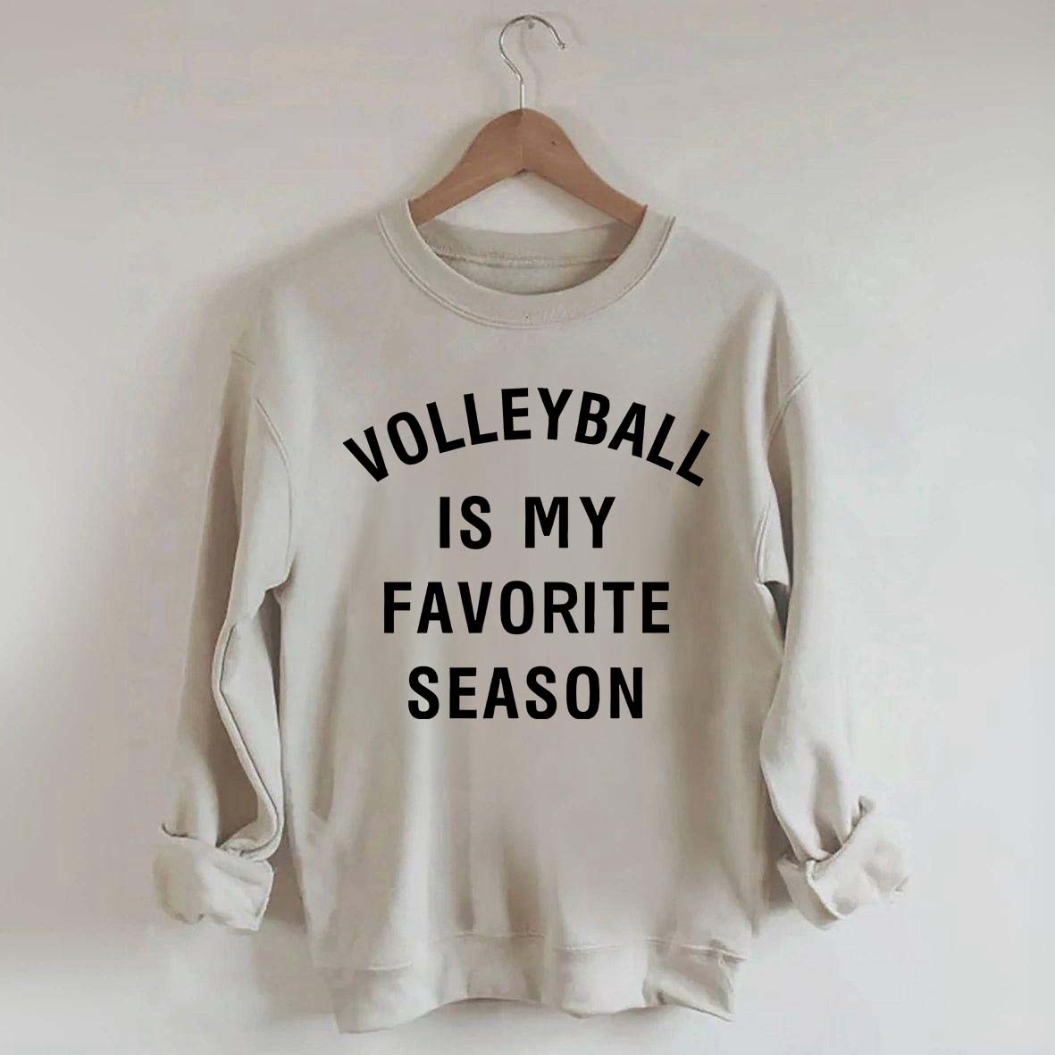 Minimalist Volleyball Is My Favorite Season Sweatshirt