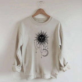 Widow's Bay Patricia Celestial Sun Moon Sweatshirt