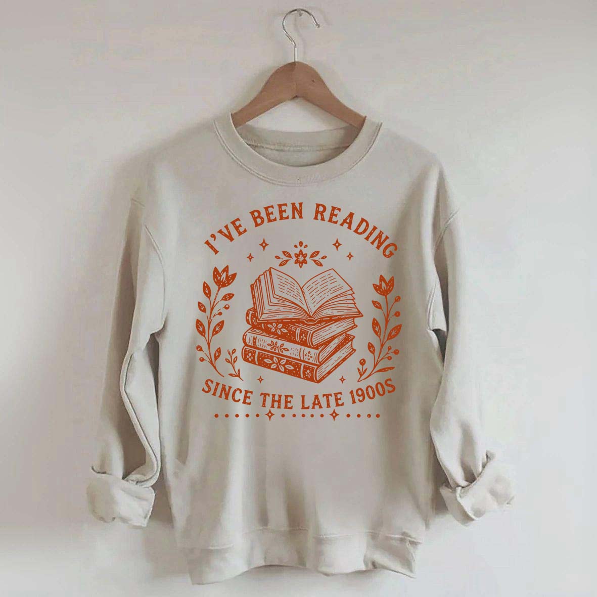 Reading Floral Book Club Reader Sweatshirt