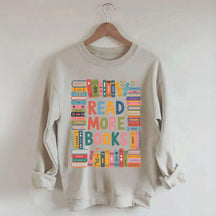 Read More Books Cute Librarian Sweatshirt