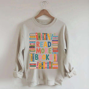 Read More Books Cute Librarian Sweatshirt