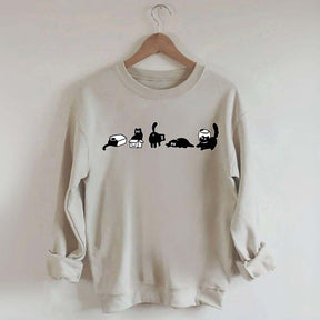Cute Five Mood Cats Owner Sweatshirt
