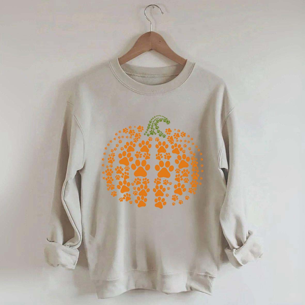Paw Pumpkin Halloween Dog Sweatshirt