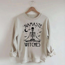 Namaste Witches Skeleton Yoga Sweatshirt