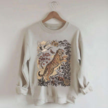 Retro Tiger Wild Cat Sweatshirt