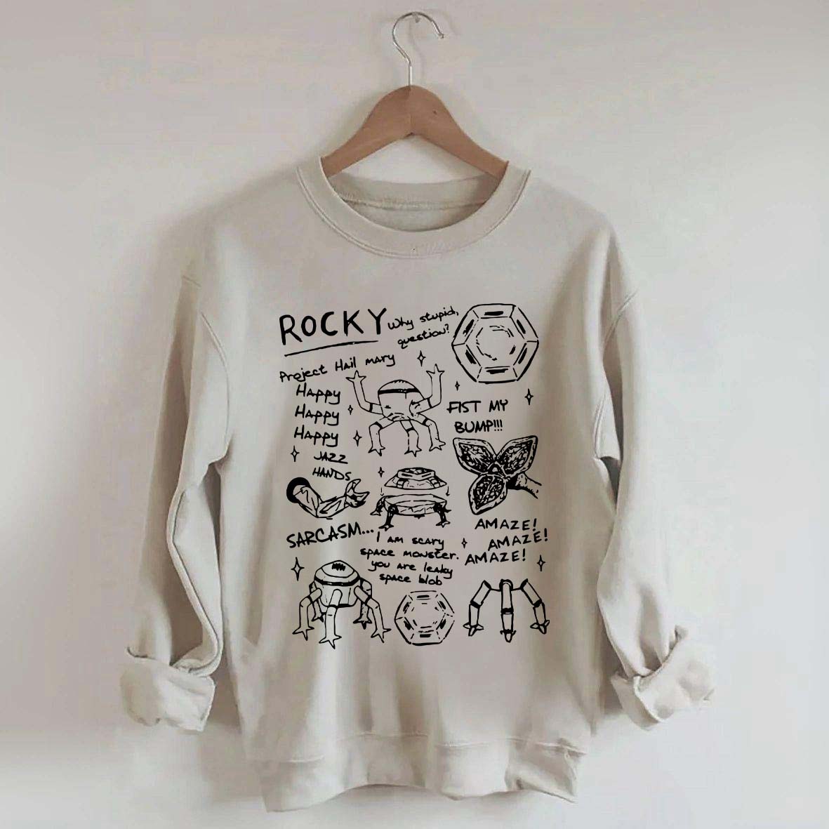 AMAZE Space Monster Rocky Sweatshirt