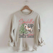 Saddle Up Your Jingle Horse Sweatshirt