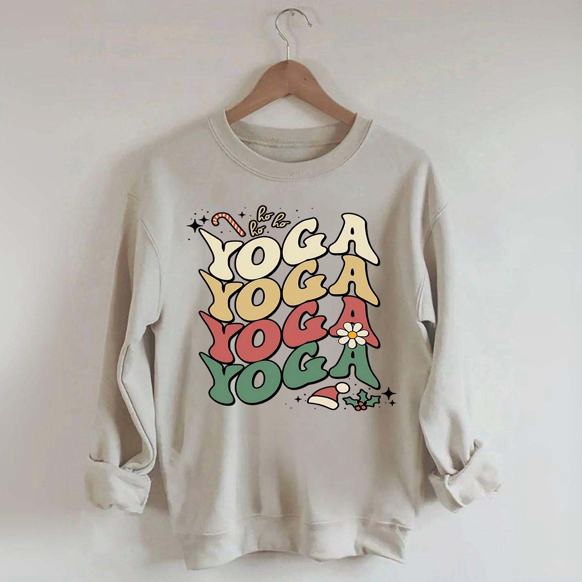 Yoga Christmas Instructor Sweatshirt