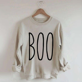 BOO Minimalist Halloween Sweatshirt