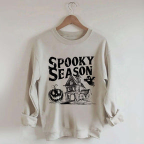 Spooky Season Haunted House Sweatshirt