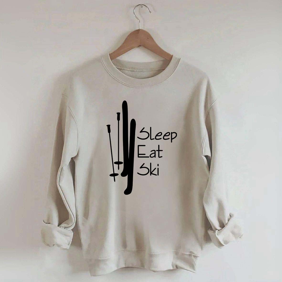 Sleep Eat Ski Sweatshirt