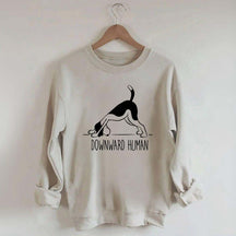 Downward Human Dog Yoga Sweatshirt