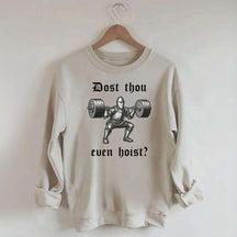 Medieval Gym Funny Knight Weightlifting Sweatshirt