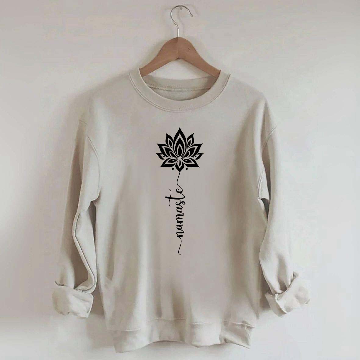 Namaste Lotus Flower Yoga Sweatshirt