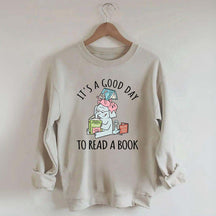 It's A Good Day To Read Pig Elephant Sweatshirt