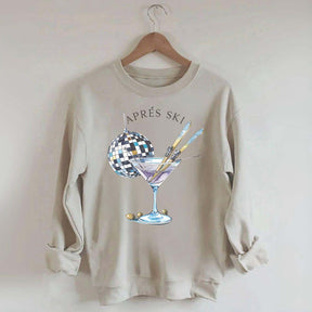 Womens Skiing Winter Sweatshirt