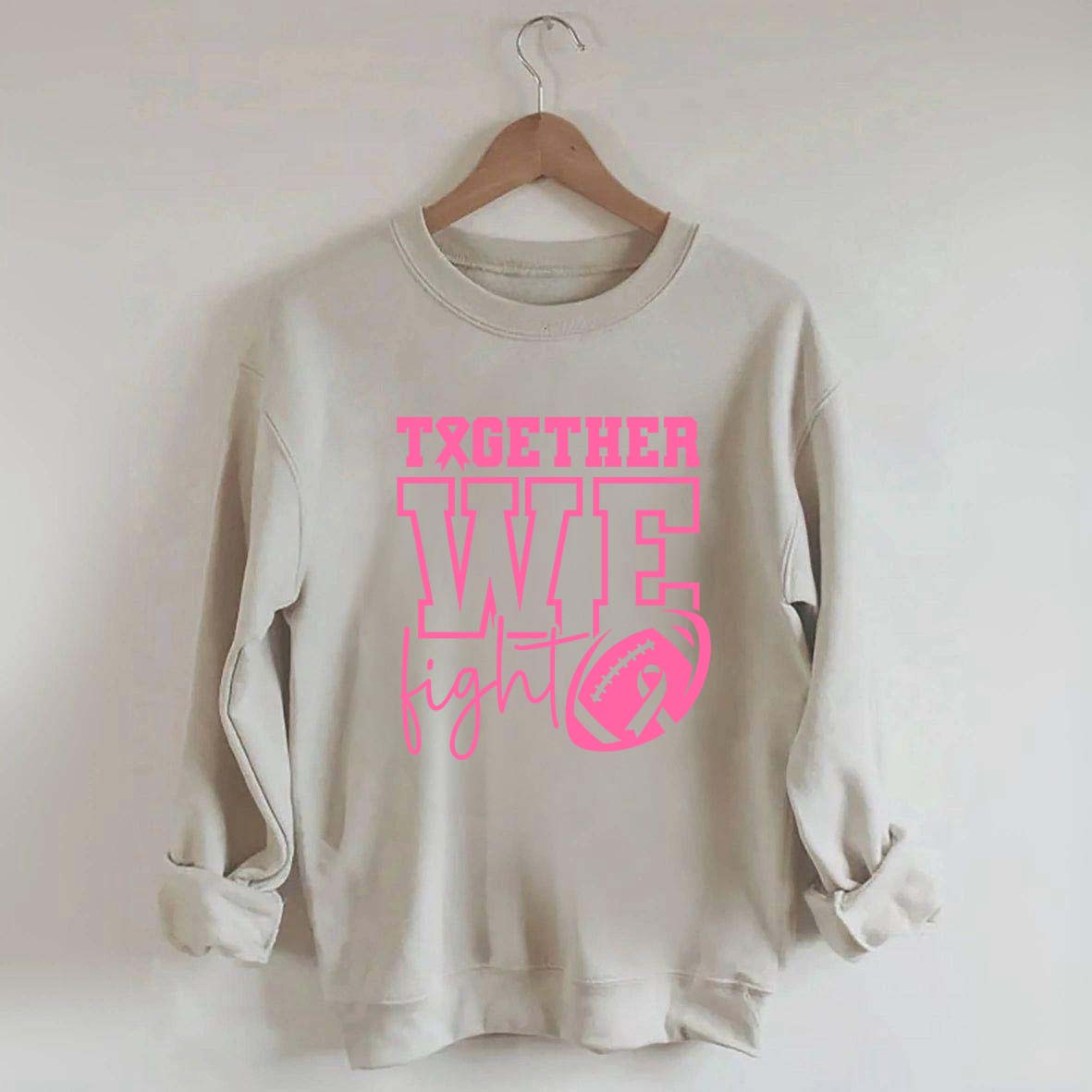 Together We Fight American Football Sweatshirt