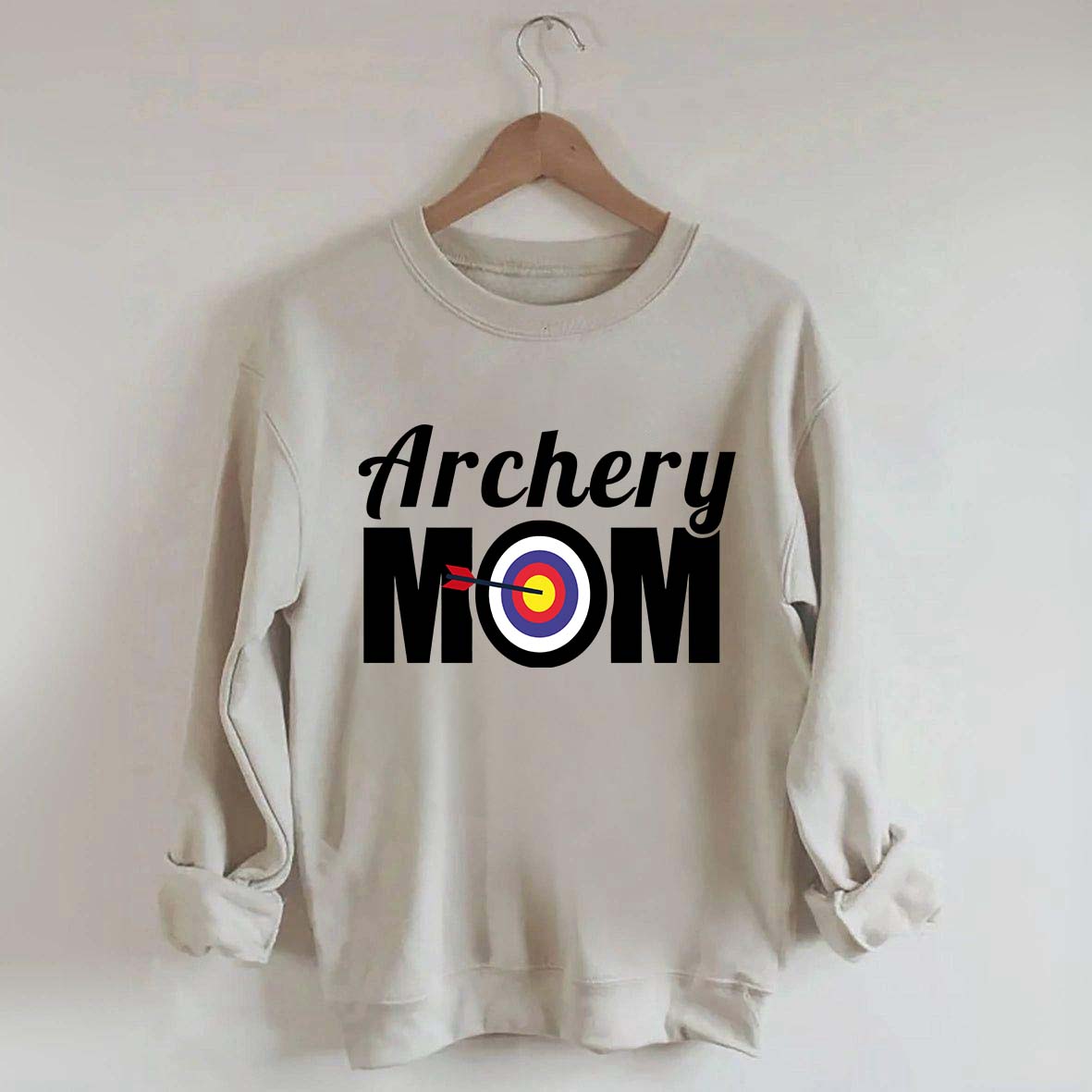Archery Mom Bow and Arrow Sweatshirt