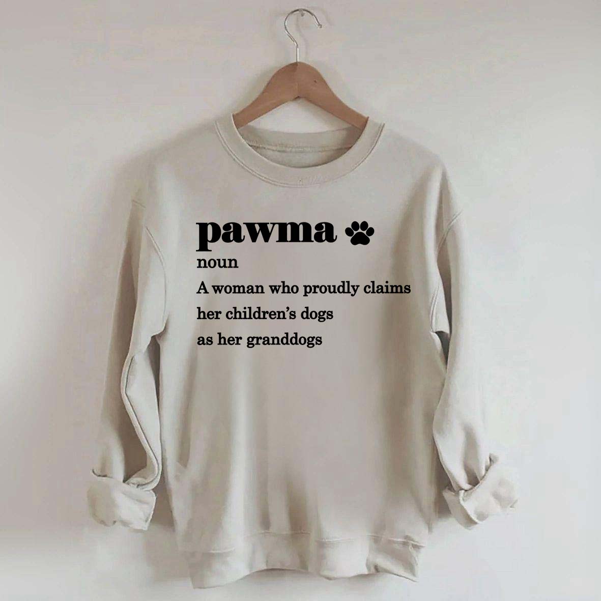 Pawma Definition Dog Mom Sweatshirt