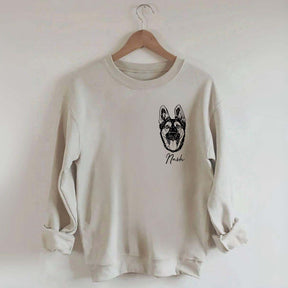 Custom Pet Portrait Sweatshirt